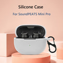 Silicone Cover for SoundPEATS Mini Pro Wireless Earphone Case (White) Newly