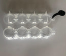 Whiskey Cocktail Round Trays Summer 2.2" Ice Ball Maker Ice Cube Mold 4 Cavity