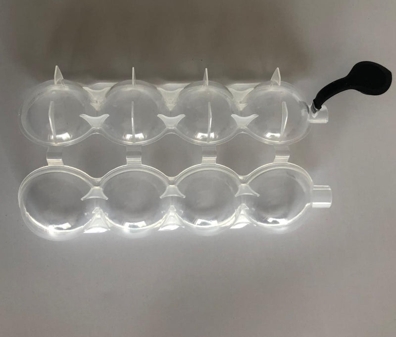 Whiskey Cocktail Round Trays Summer 2.2" Ice Ball Maker Ice Cube Mold 4 Cavity