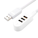 High Speed 4 Port USB2.0 Multi HUB Splitter Expansion Desktop T1H E8L1 PC C6W0