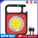 LED Flashlight Torch 500LM USB Rechargeable Portable Outdoor Keychains Ligh