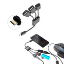 Phone Mouse Flash Drive Micro USB HUB OTG Cable Adapter Host 3 In1 Converter