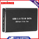 Mini USB 3.0 to mSATA Adapter Hard Drive Enclosure External Hard Disk SSD Case