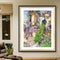 Full Embroidery DIY Canvas Stamped 11CT Cross Stitch Peafowl Flower Kit
