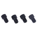 4pcs Presta to Shrader Bicycle Road Bike Valve Adapters Converters (Black) Newly