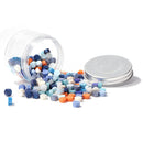 200pcs Retro Fire Paint Sealing Wax Tablet Pill Stamp Envelope (Blue)