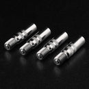 asiprop 4 metal car truck rim, tires valve caps stem extension