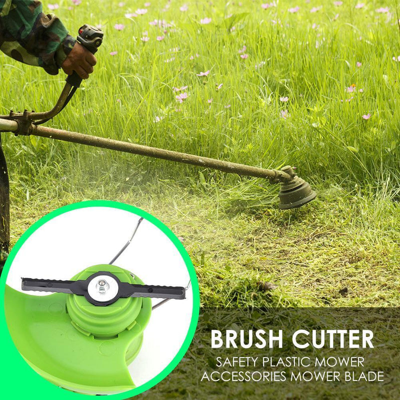 Electric Grass Trimmer Edger Lawn Mower Cutter Replace Plastic Blade (5pcs)