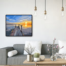 Sunset Oil Painting By Numbers Kit Acrylic Paints On Canvas Art Pictures