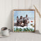 Diamond Painting 5D Full Round Drill Mosaic DIY Donkey Bird Kit Bedroom Decor