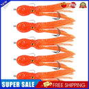 5x 11cm 22g Octopus Soft Fishing Lures Jig Hook Artificial Wobbler Bait (A)