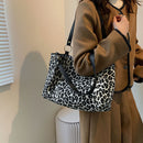 Women Leopard Pattern Crossbody Bag Female Large Capacity Designer Handbags