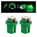 2pcs 5050SMD LED Car Lights Dashboard Warning Indicator Auto Instrument Lamp Kit