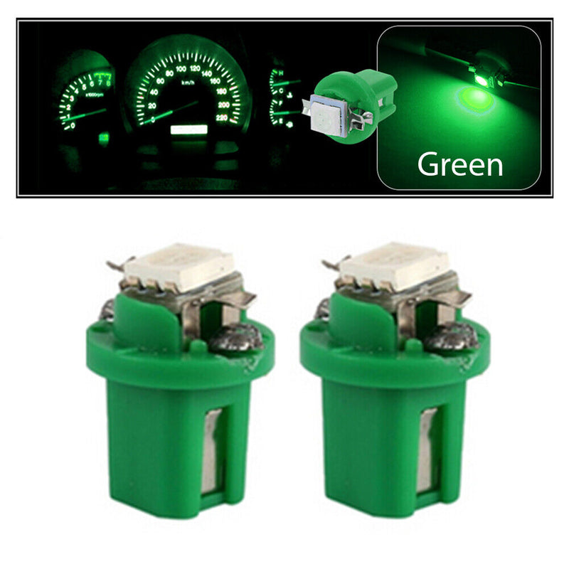 2pcs 5050SMD LED Car Lights Dashboard Warning Indicator Auto Instrument Lamp Kit