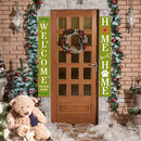 Word Stencils Welcome Theme Signs Four Season Pattern Festival Ornament