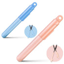 Twiggy Plastic Stationery Multifunction Pen Style Deformation Scissors Folding