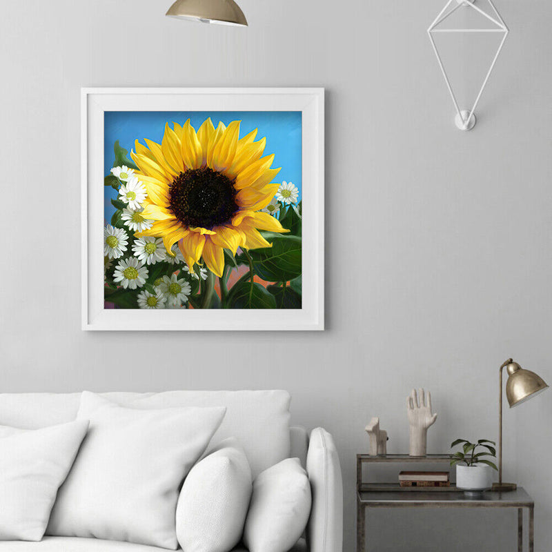 Diamond Painting 5D DIY Sunflower Full Round Drill Rhinestone Picture Kit