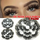Cruelty-free Dramatic Long 25mm Lash 8D Mink False Eyelashes Lash Extension