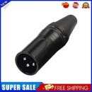 XLR 3Pin Male DIY Audio Cable Microphone Connector Solder Plug MIC Adapter
