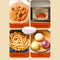 100pcs Air Fryer Steamer Paper Liners Baking Oil Paper Mat (White 20x4.5cm)