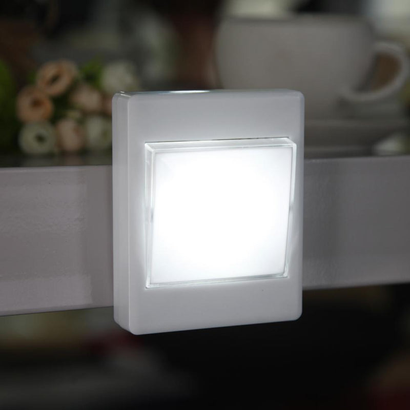 Battery Powered COB LED Wall Light Waterproof Wardrobe Outdoor Lamp (A)