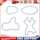 Silicone Rubber Stamp + Cutting Dies Stencil Frame Scrapbook Christmas