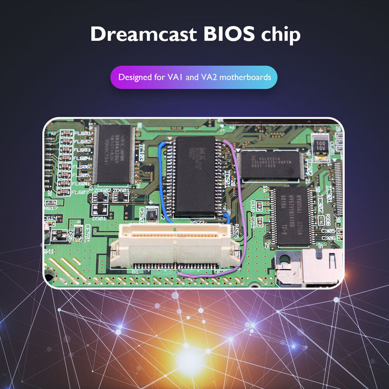 BIOS Chip Replacement Bootloader Modchip for SEGA Dreamcast VA1 VA2 Motherboard
