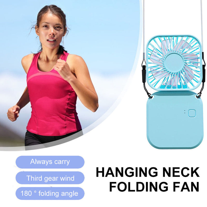 #A Portable Electric Fan 3 Speed Adjustable Handheld Fan for Home Student Dormit