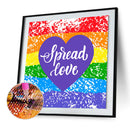 5D Diamond DIY Six-Color Rainbow Full Round Drill Rhinestone Kit