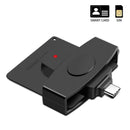 USB-C Type C Smart Card Reader ID/Bank/SIM Cloner CAC Adapter Reader`