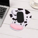 Non Slip Cute Cartoon Mouse Pad Wrist Support Mice Mat Wrist Rest For PC Laptop