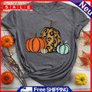 Leopard Pumpkin  T-Shirt Tee-08531 XXL / Dark Grey