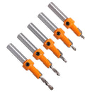 Woodworking Countersunk Drill Cone Drill Counterbore Drill Bit (5pcs/set) Newly