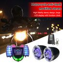 HY-008 Motorcycle Bluetooth Speaker Audio System with Mic TF AUX FM Radio U