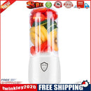 300mL Mini Portable Electric Juicer Mixer Kitchen Fruit Blender USB (White)