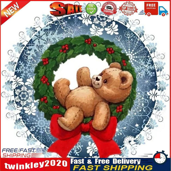Full Drill Diamond Painting Xmas Animal Embroidery Rhinestone Art (JH043) Newly
