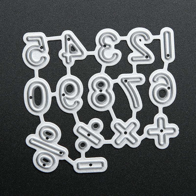 Numbers Dying Board Cutting Dies Stencils for DIY Scrapbooking Craft A