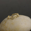 Fashion Beach Letter Love Open Ring Barefoot Women Finger Rings Foot Toe Ring