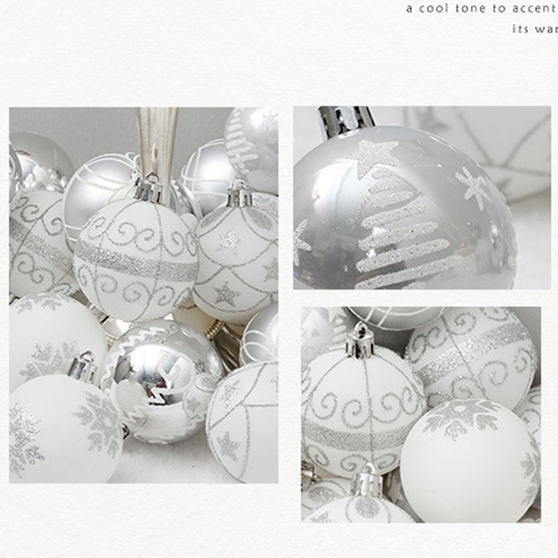 Xmas Ornaments Painted Ball Christmas Decoration Ball Christmas Tree Pendant