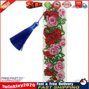 DIY Special Shape Diamond Painting Leather Rose Bookmark Tassel Embroidery Newly