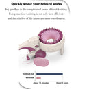 Kids DIY Plastic Hand-knitted Machine Sweater Hat Scarf Socks Sewing Tool Newly