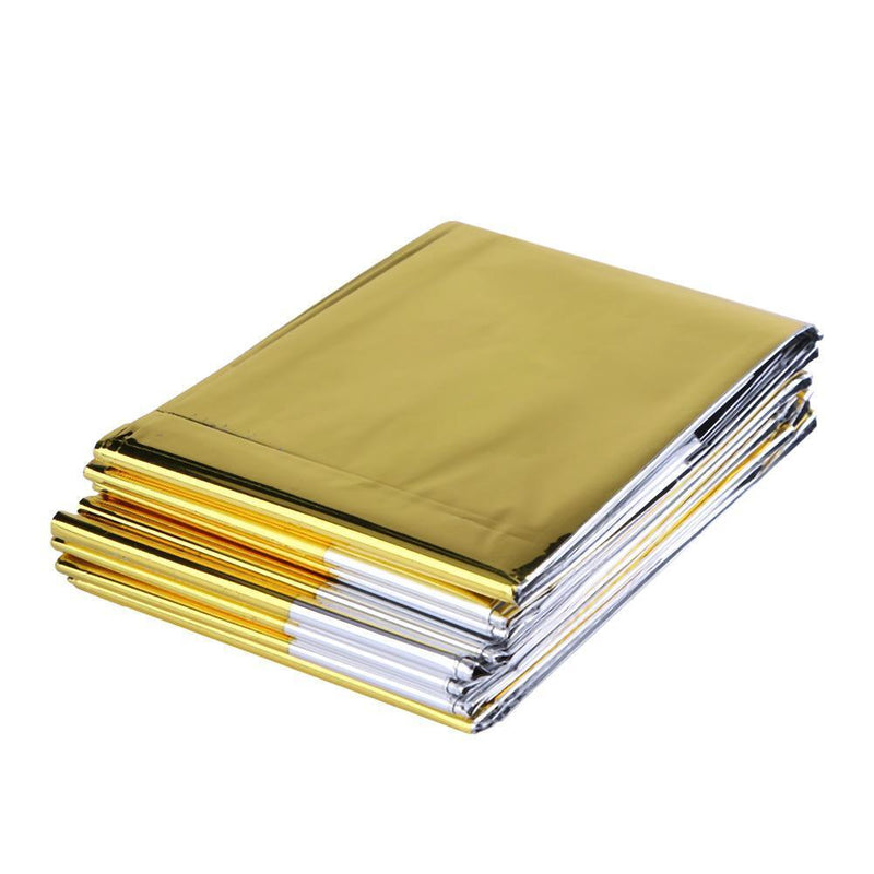 210x160cm Waterproof Outdoor Emergency Survival Rescue Blanket Thermal Foil