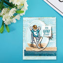 Transparent Father and Son Love Stamp Silicone Seal for DIY Scrapbooking Newly