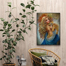 Paint By Numbers for Kids Beginner Elegant Girl Back Home Decor DIY Painting Kit