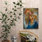 Paint By Numbers for Kids Beginner Elegant Girl Back Home Decor DIY Painting Kit