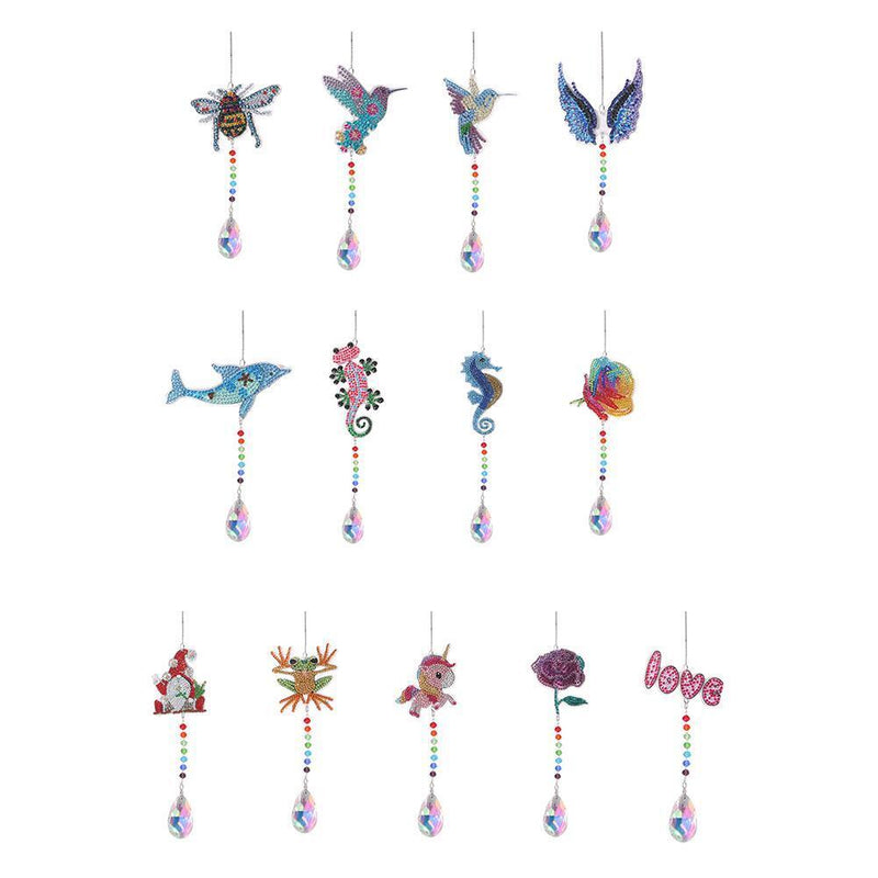 Diamond Painting Wind Chime DIY Crystal Dream Light Catcher Pendant (AA900)