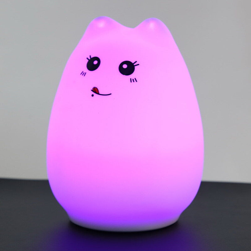 Colorful Animal Silicone Meng Pet Cute And Colorful Light Lamp Night Light-