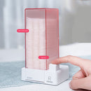 #A Desktop Makeup Cosmetic Cotton Pad Pull Out Dispenser Automatic Organizer Hol