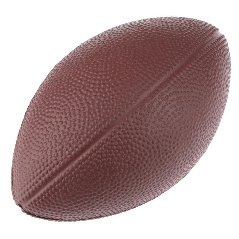 Mini Soft PU Foam Material Brown Anti Stress Rugby Football Squeeze