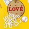 Wooden Letters Alphabet Wood Discs for DIY Scrapbooking Arts Crafts Decoration